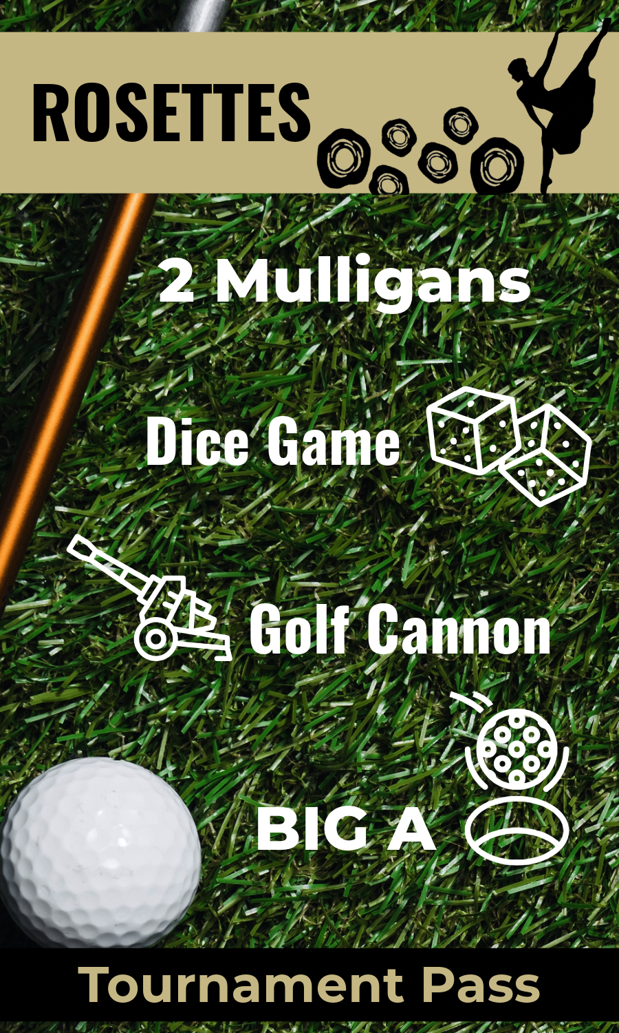 Inaugural JHS Rosettes Golf Scramble - Default Image of Team Tournament Pass