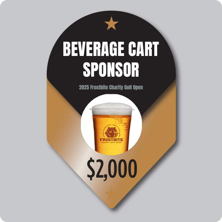 2025 Frostbite Charity Golf Open - Default Image of Beverage Cart Sponsor