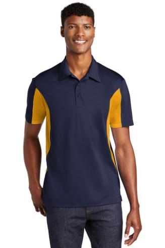 2025 Knights of Columbus Council 7322 Memorial Golf Tournament in Memory of Sid Albee and Howard Vill'Neuve - Default Image of Navy/Gold Sport Tec Polo Shirt