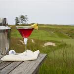 Image of Cocktail Station (on course) /Station de cocktails (sur le parcours). 