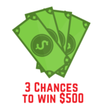 Image of 3 Balls for Golf Ball Drop Raffle