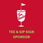 Image of Tee & Sip Sign Sponsor