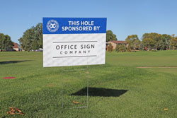 2025 de Pez Masters Annual Golf Tournament Presented by Blue Water Heating and Air - Default Image of Tee Box Sign