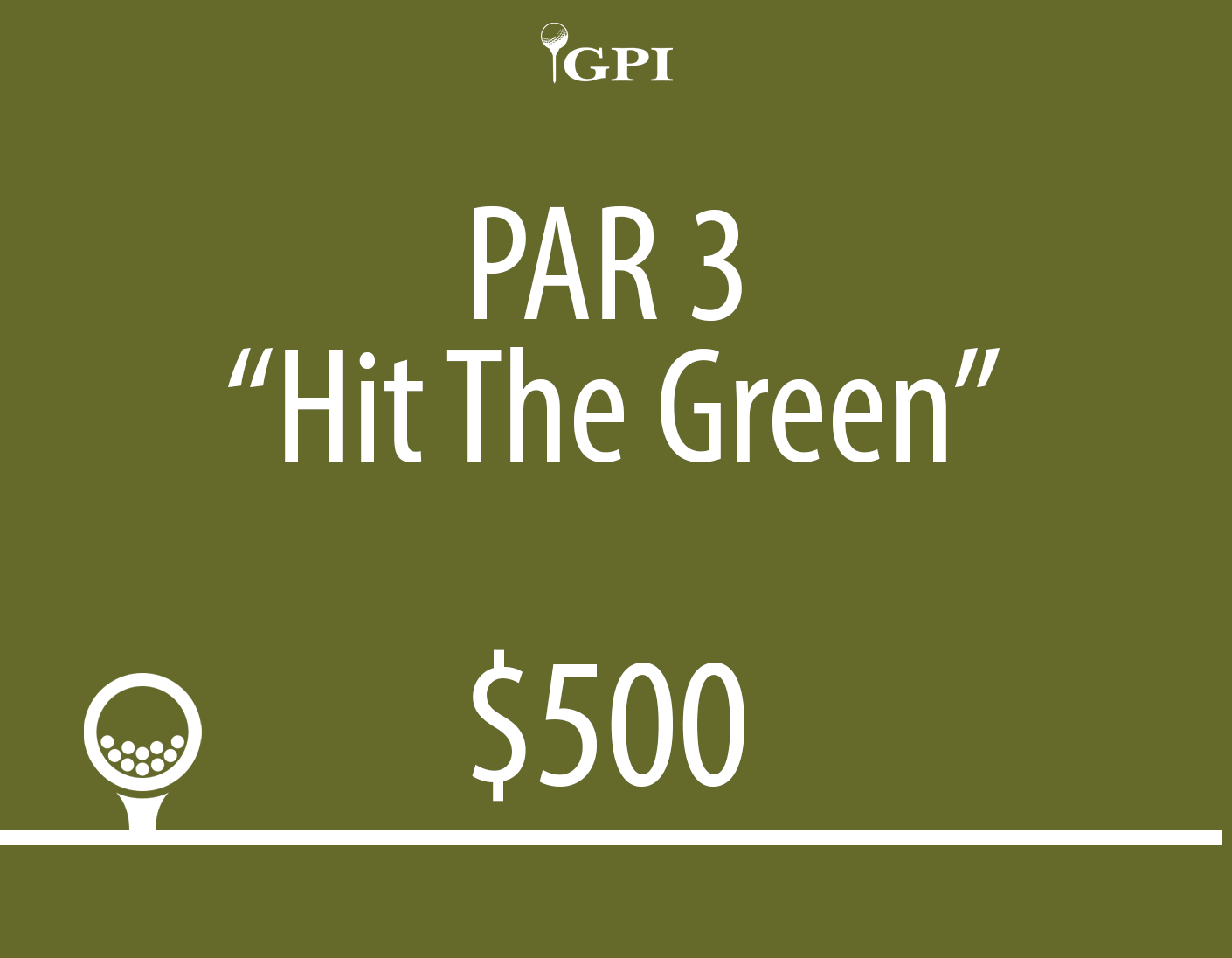 Gregg Pearson Invitational 2025 - Default Image of Par 3 - "Hit-the-Green" Sponsorship - $500