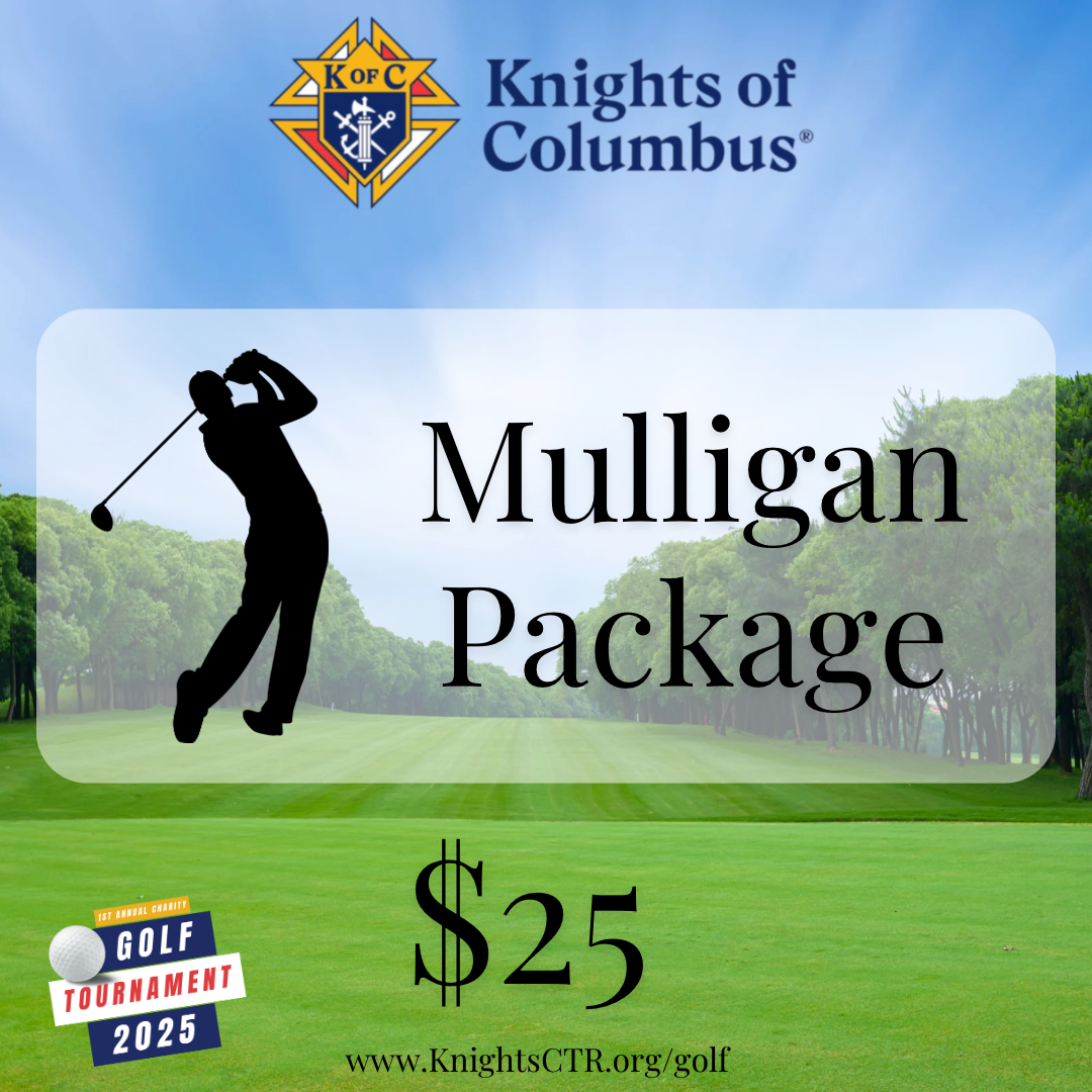 Knights of Columbus Charity Golf Tournament - Default Image of Mulligan Package