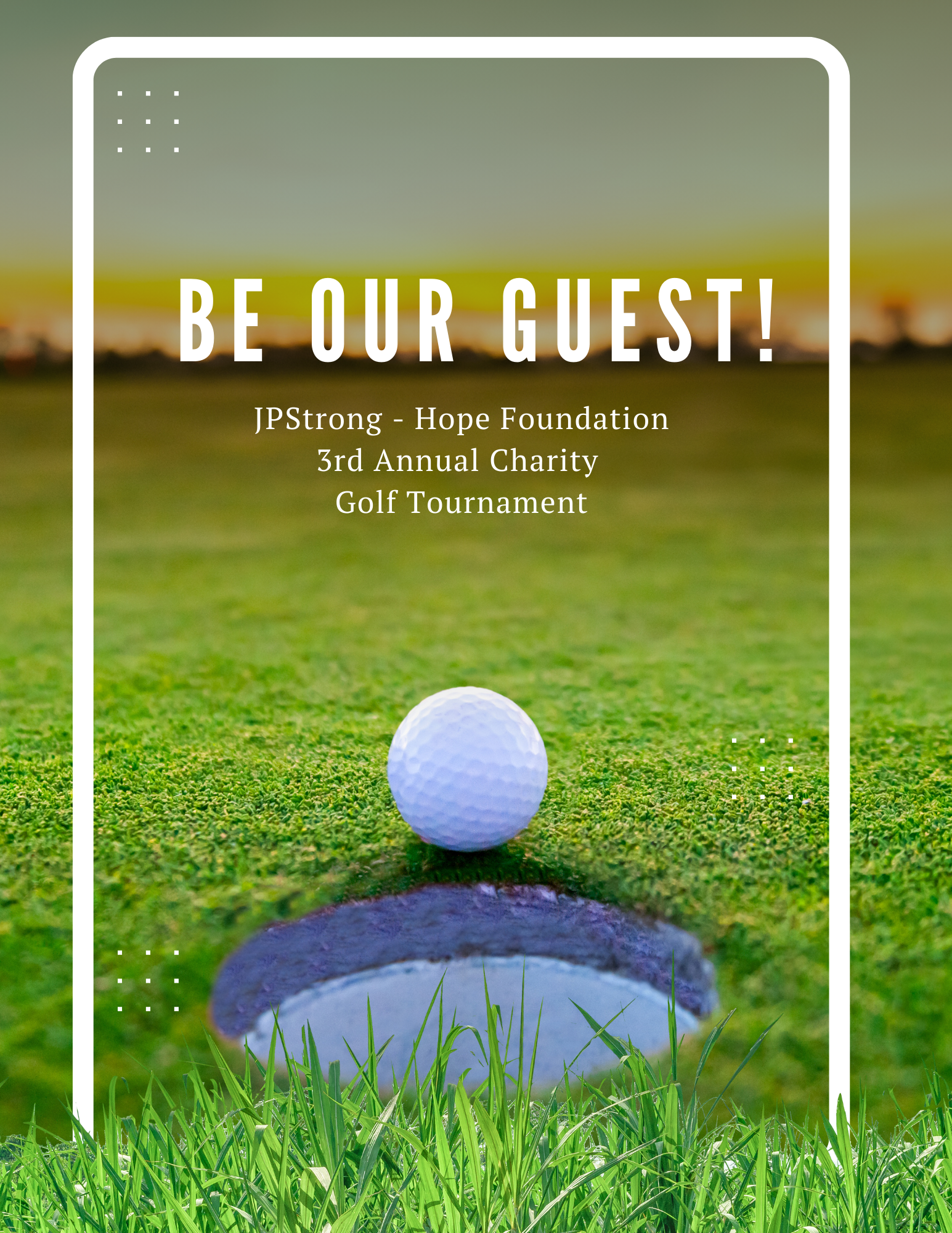 3rd Annual JP Strong - Hope Charity Golf Tournament - Default Image of Guest Ticket