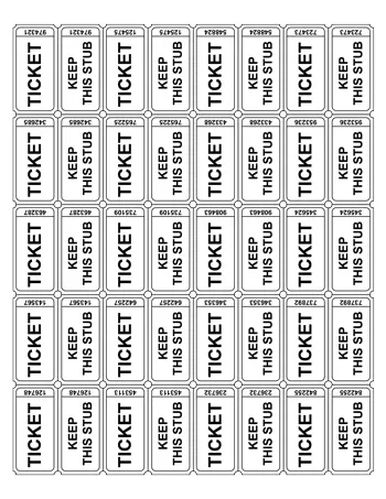 2025 Bernard D. Helfrich Golf Outing - Default Image of Raffle Sheet