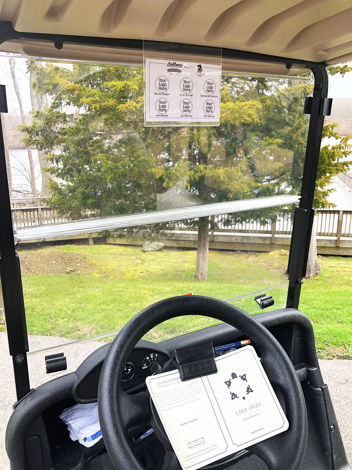 Ellington Little League Charity Golf Tournament - Default Image of Golf Cart Sponsor