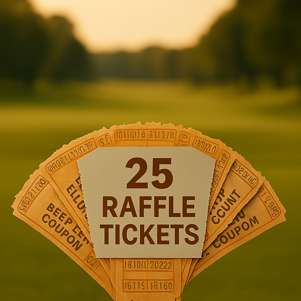 St. Andrew's 2nd Annual Charity Golf Tournament - Default Image of 25 Raffle Tickets