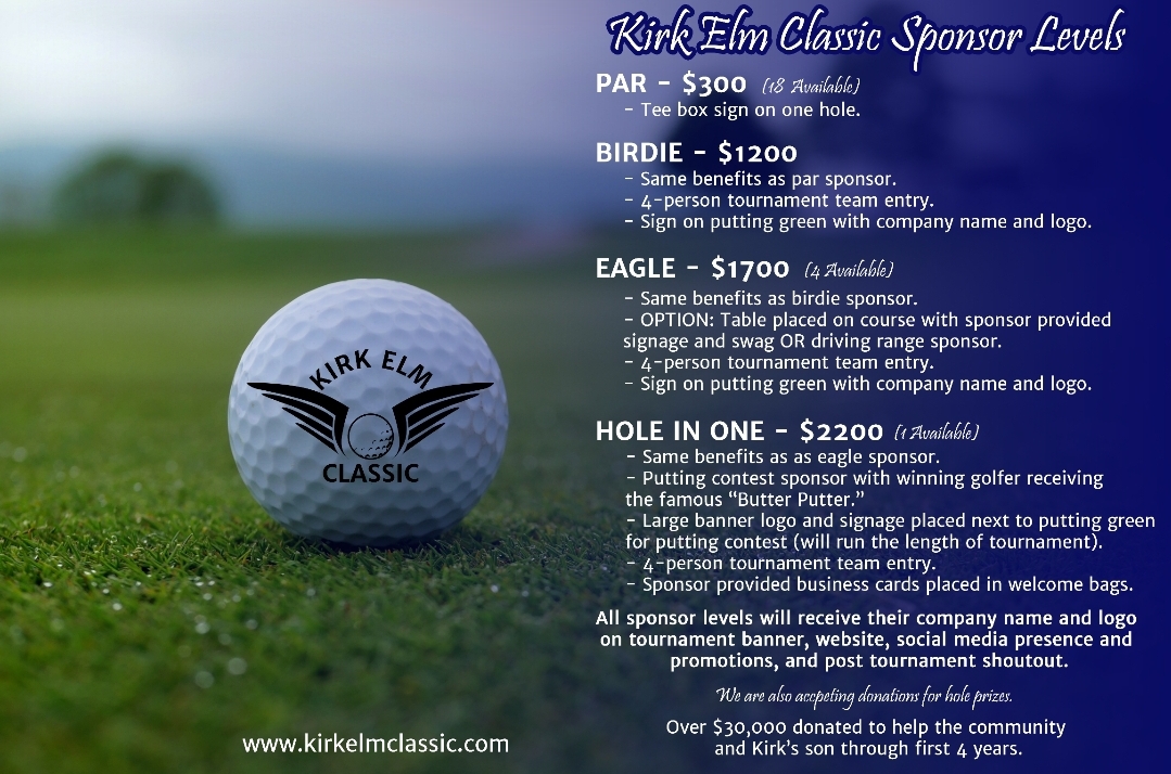 Kirk Elm Classic - Default Image of Par Sponsorship