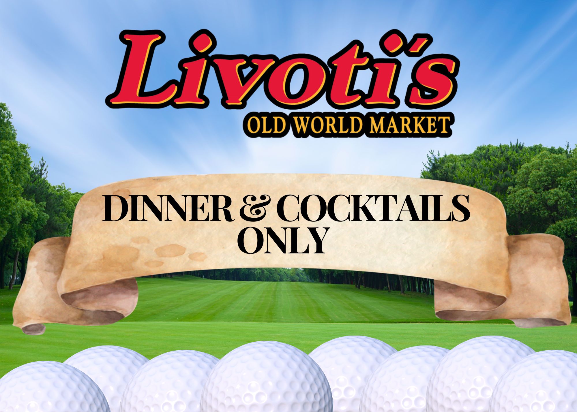 Livoti's 2nd Annual "Buca In Uno" Charity Golf Outing - Default Image of Join us for our Dinner & Cocktail Reception 