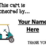 Image of Golf Cart Sponsor