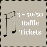 Image of 50/50 Raffle - 3 Tickets