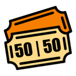 Image of 50/50 Tickets: 5 for $20