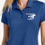 Image of Women's Blue Golf Polo
