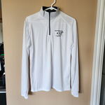 Image of Women's White 1/4 Zip Long sleeve