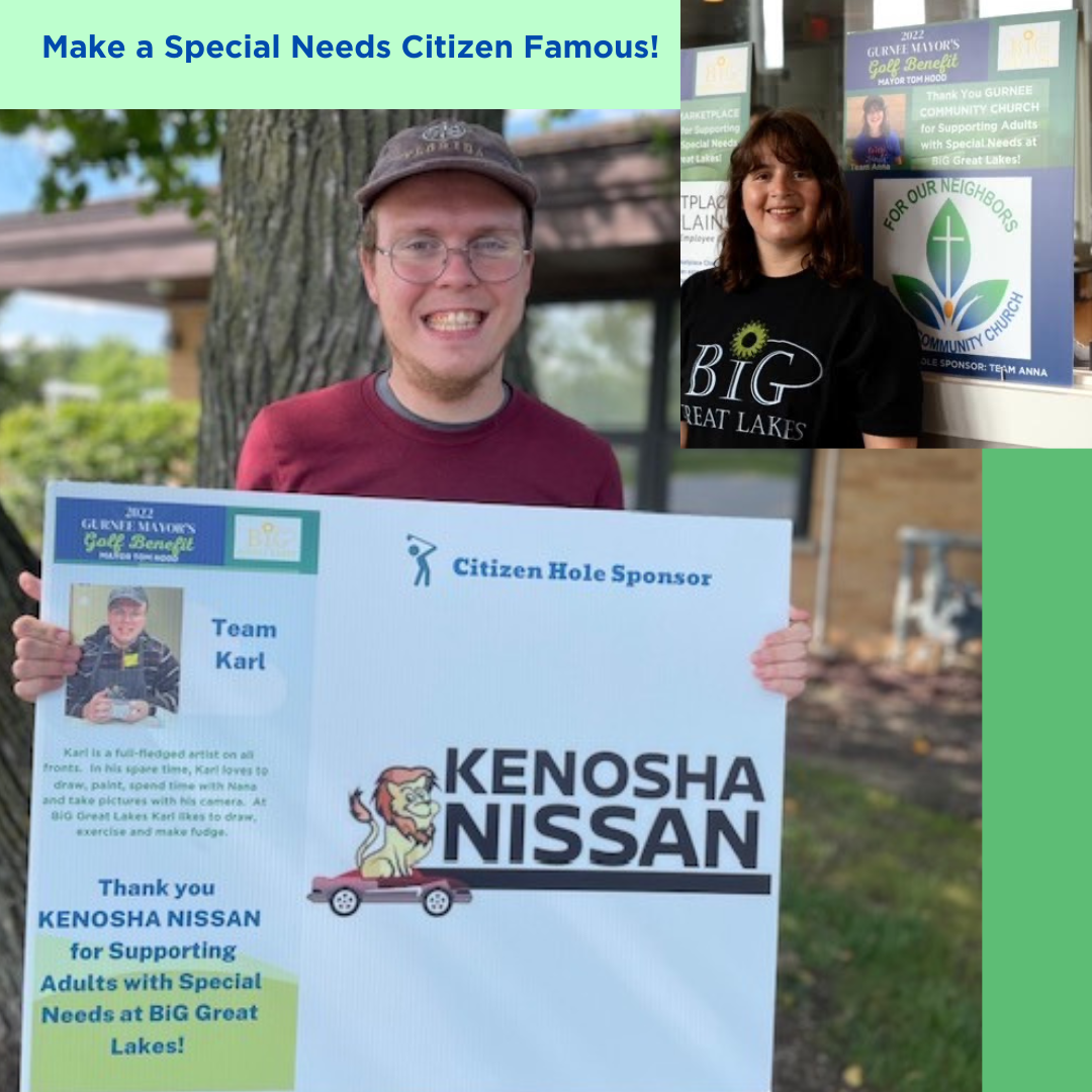 Gurnee Mayor Tom Hood's Golf Benefit for Adults with Special Needs at BiG Great Lakes 2025 - Default Image of Special Needs Citizen Hole Sponsor