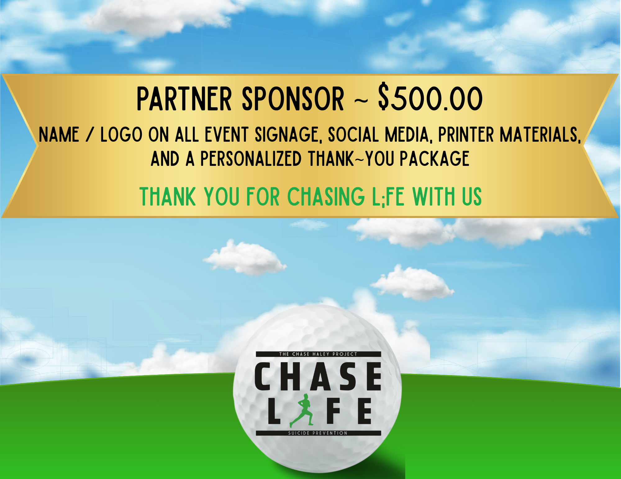 2nd Annual Chase L;fe Golf Outing - Default Image of Partner Sponsor