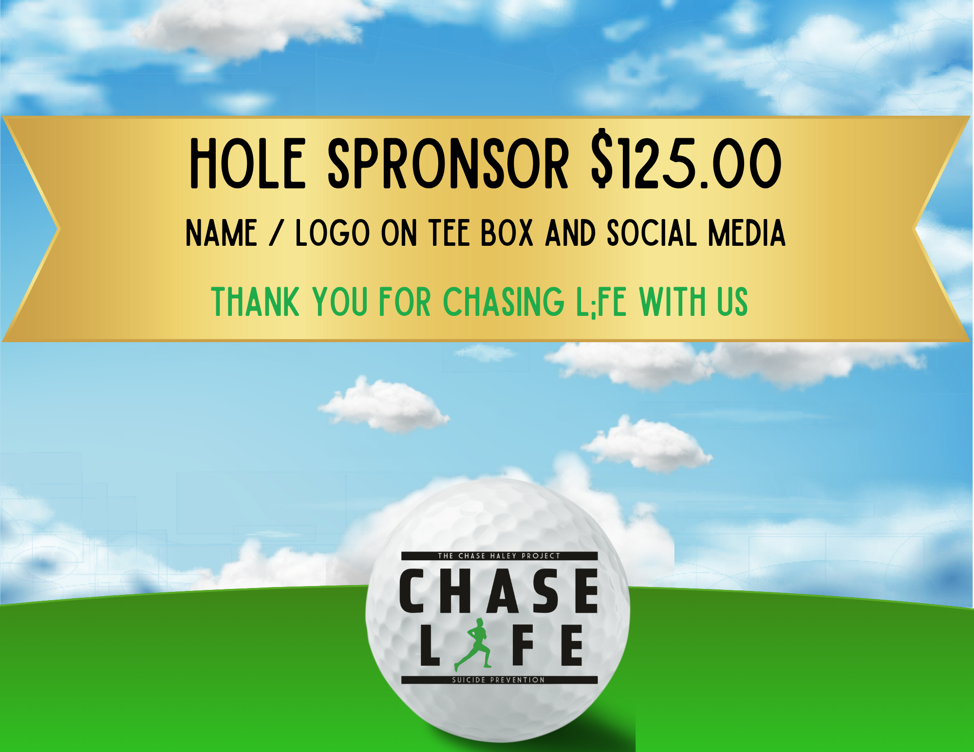 2nd Annual Chase L;fe Golf Outing - Default Image of Hole Sponsor
