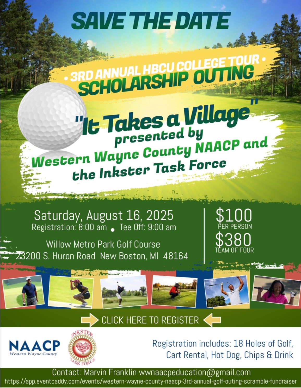 NAACP WESTERN WAYNE COUNTY & INKSTER TASK FORCE - IT TAKES A VILLAGE GOLF OUTING - Default Image of EVENT SPONSOR