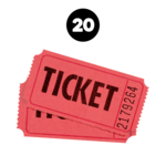 Image of 20 Raffle Tickets