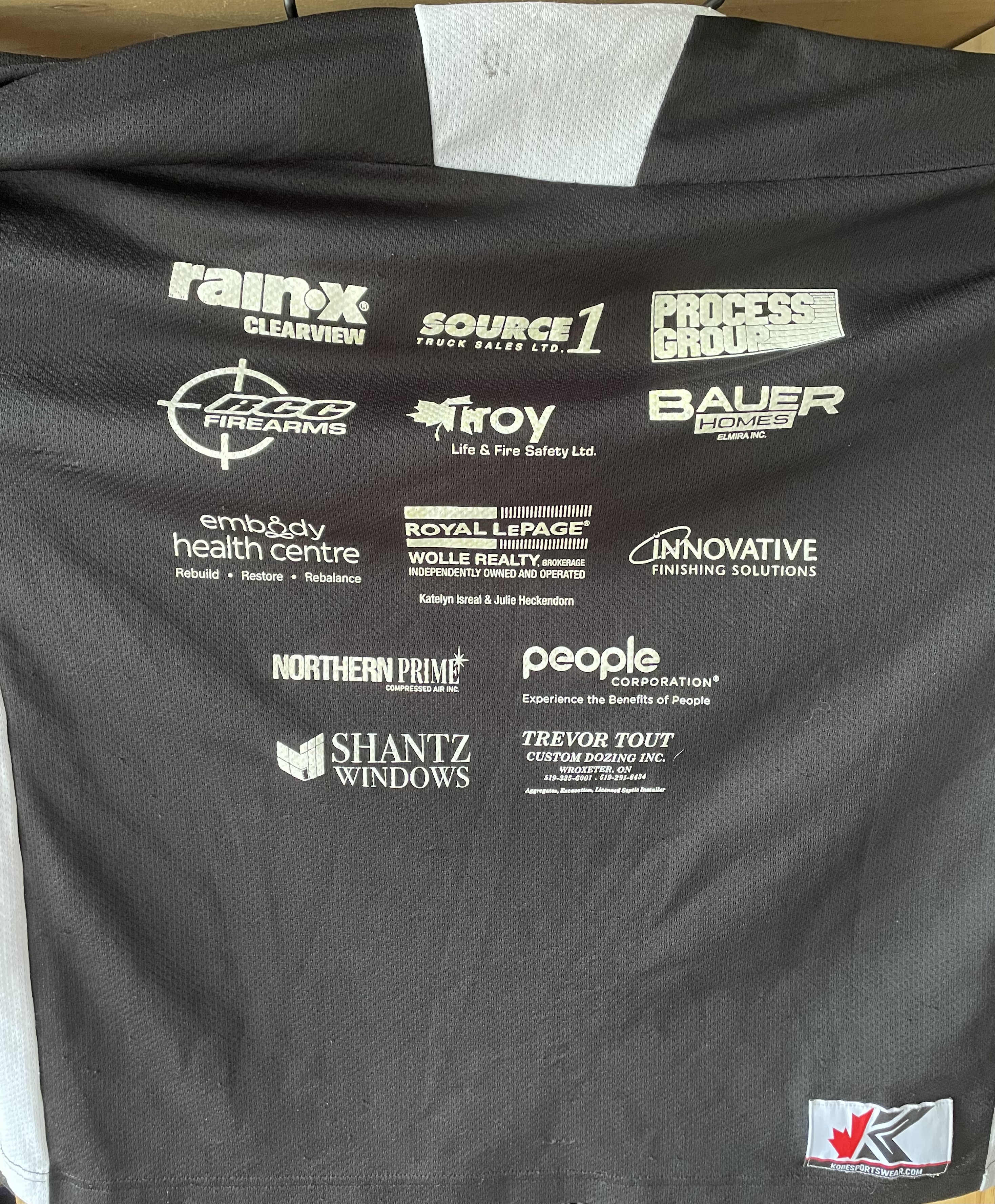 Waterloo Ravens U22 Elite Annual Golf Tournament - Default Image of Practice Jersey Sponsor