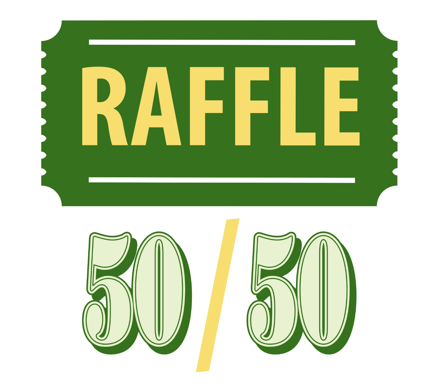 2025 Annual Beanpot Open Scholarship Golf Outing (BOSGO) - Default Image of 50/50 Raffle Ticket - Single Ticket