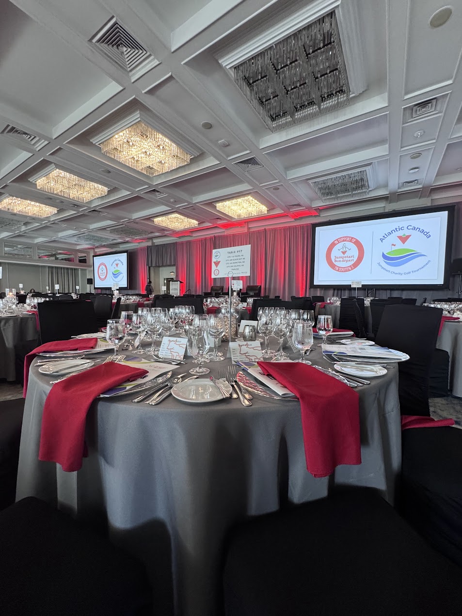 Atlantic Canada Jumpstart Gala Fundraiser & Golf Tournament - Default Image of GALA TABLE OF EIGHT, July 08, Westin Nova Scotian, Halifax