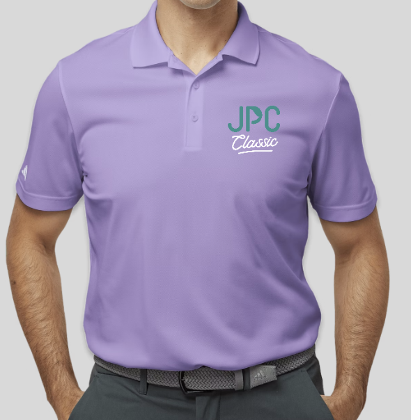2nd Annual JPC Classic - Jared Patrick Code Memorial Golf Tournament - Default Image of Adidas Sport Recycled Performance Polo- Mens Light Flash Purple