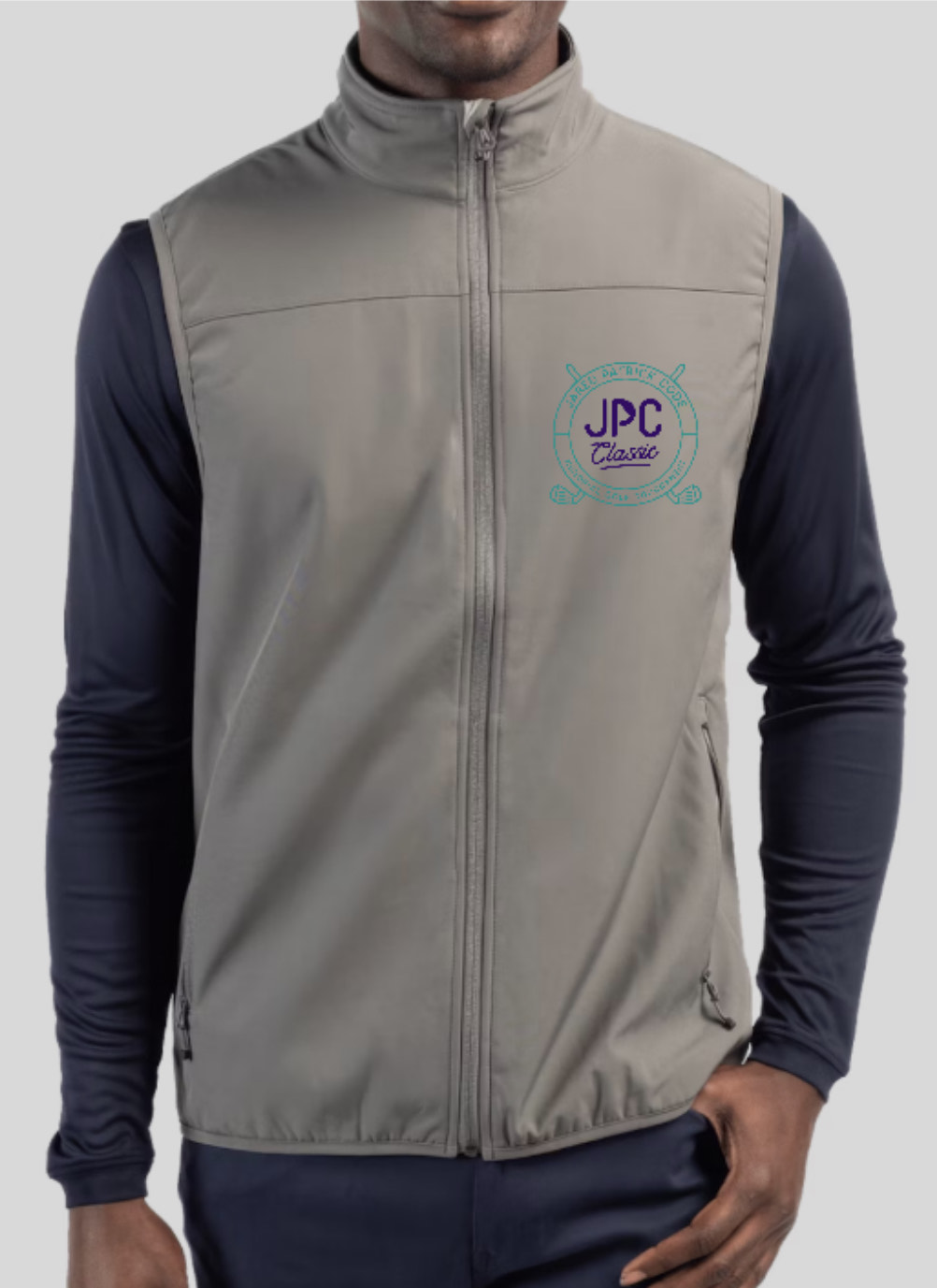 2nd Annual JPC Classic - Jared Patrick Code Memorial Golf Tournament - Default Image of Clique by Cutter & Buck Trail Eco Stretch Soft Shell Vest- Men's Slate