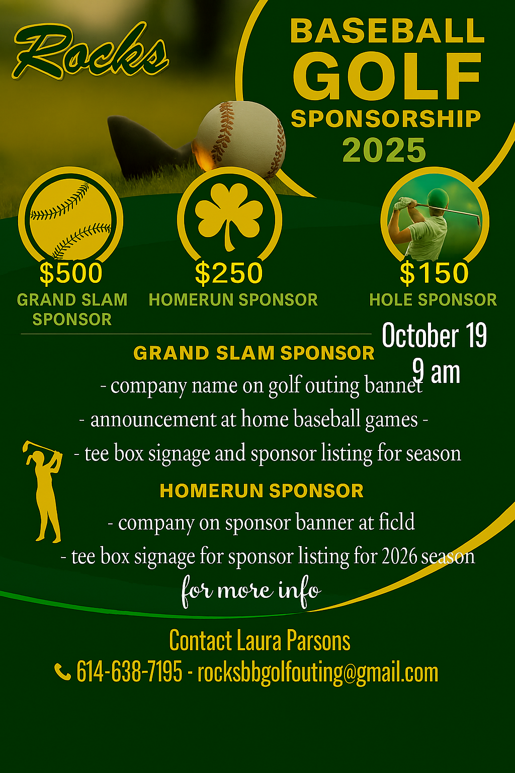 2025 Rocks Baseball Golf Outing - Default Image of GrandSlam Sponsor