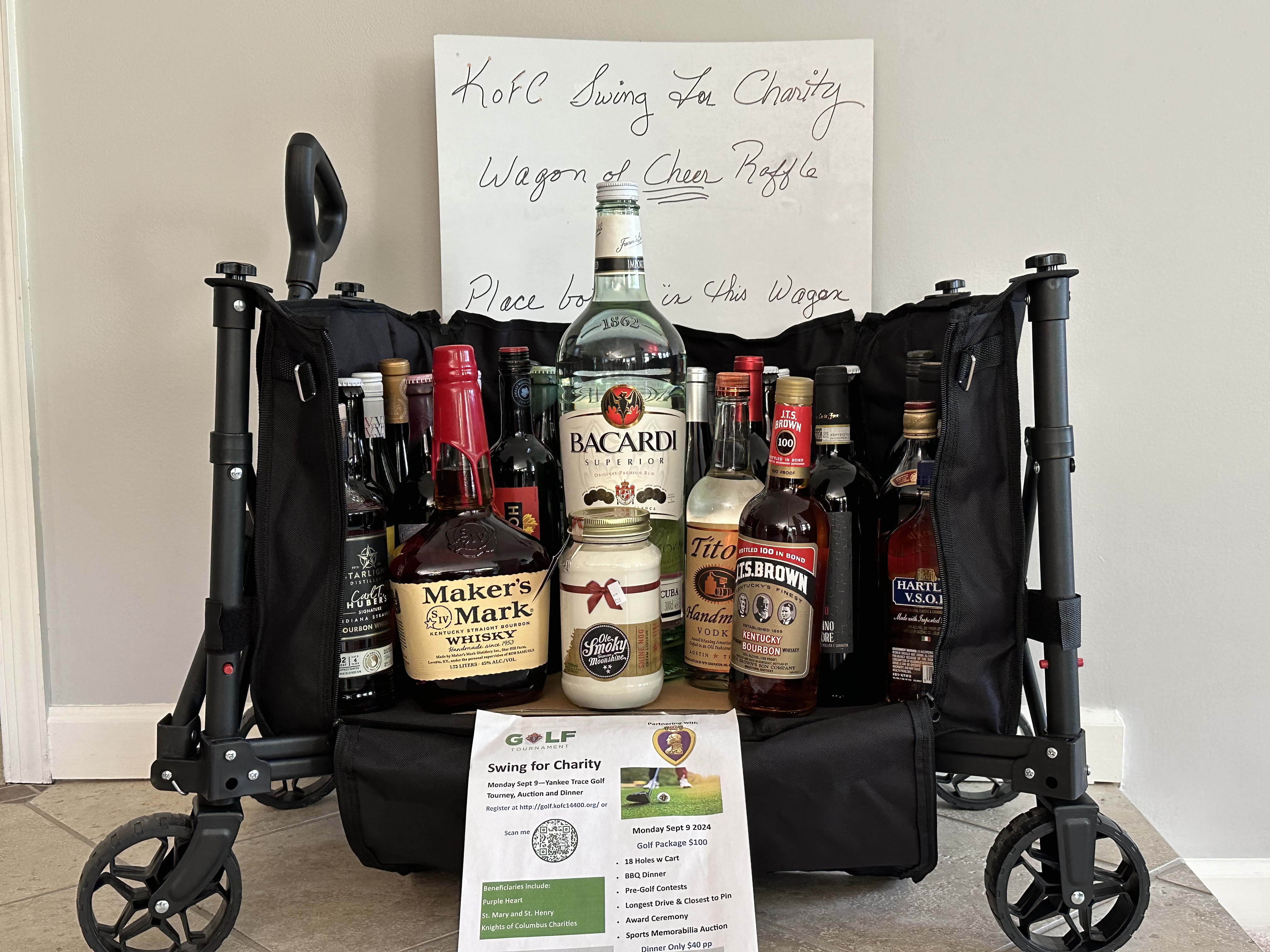2026 Dayton KofC "Swing for Charity" - Default Image of Wagon of Cheer One Ticket
