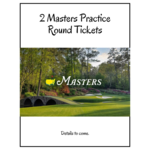 Image of 2 Practice Round Masters Tickets