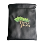 Image of Drawstring Leatherette Valuables Pouch