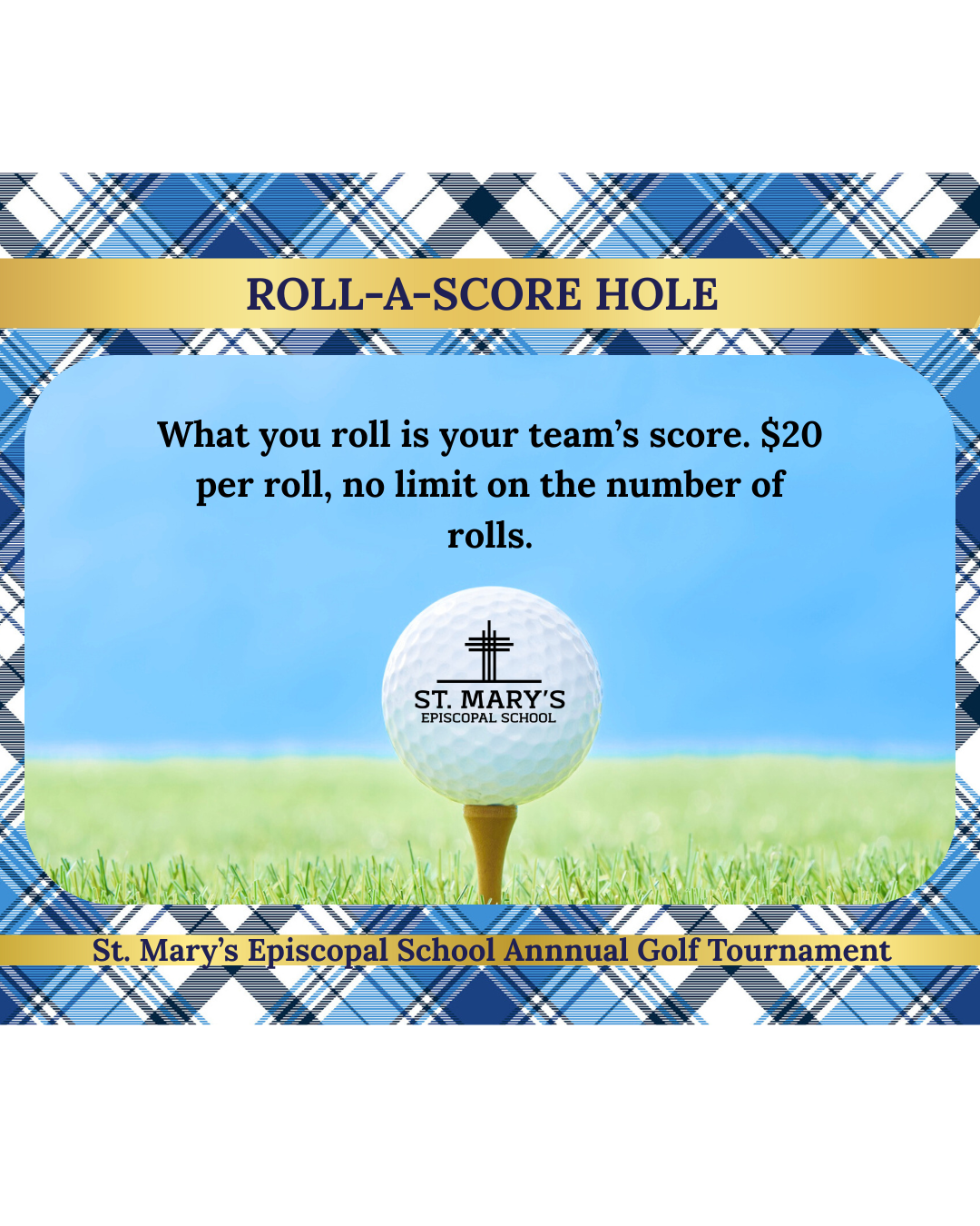 6th Annual St. Mary's Golf Tournament - Default Image of Roll A Score 