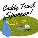 Image of Caddy Waffle Weave Golf Towel Sponsor