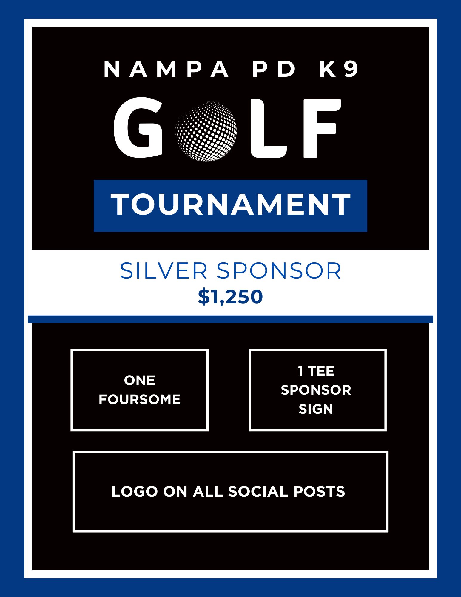4th annual Nampa PD K9 Golf Tournament - Default Image of Silver Sponsor 
