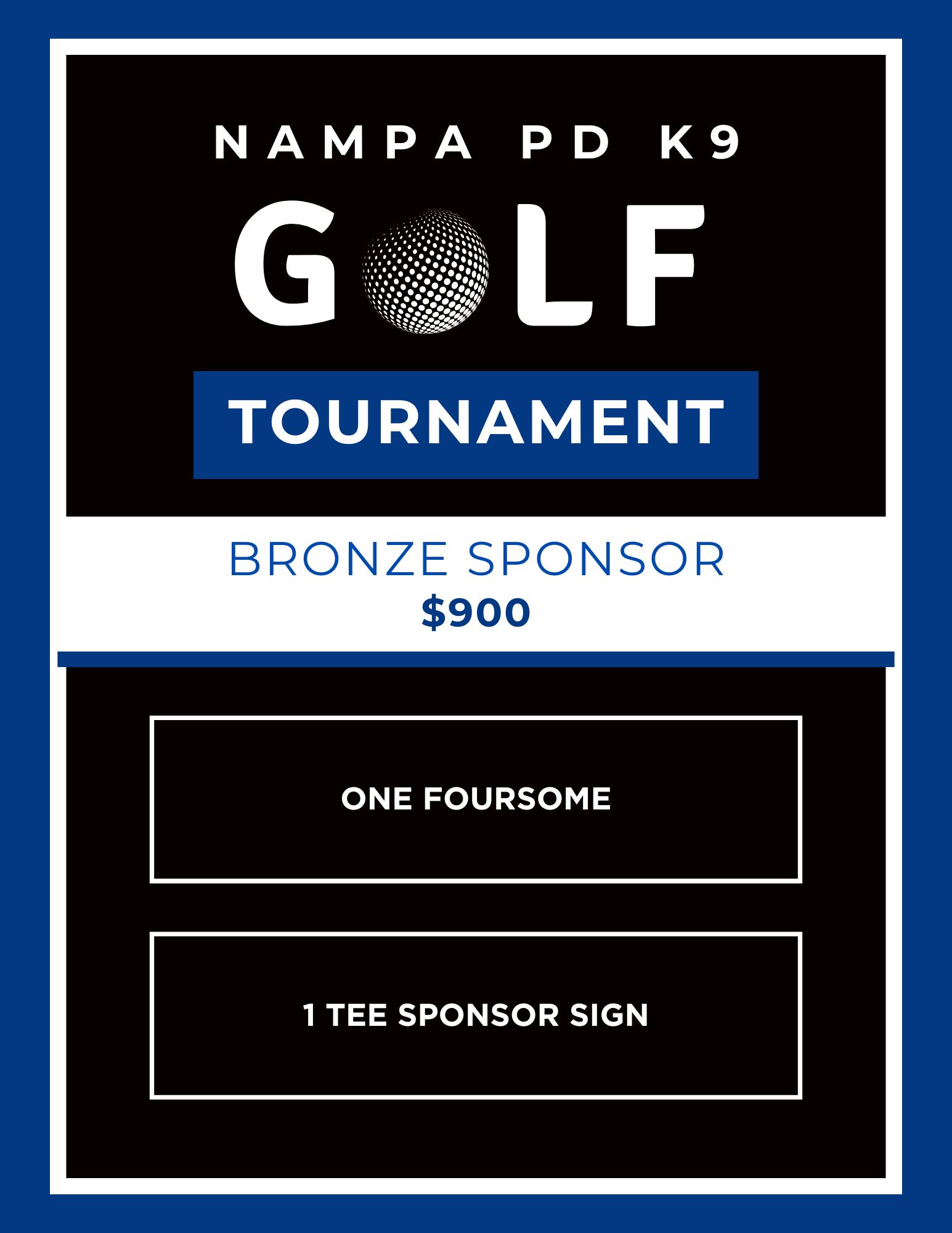 4th annual Nampa PD K9 Golf Tournament - Default Image of Bronze Sponsor