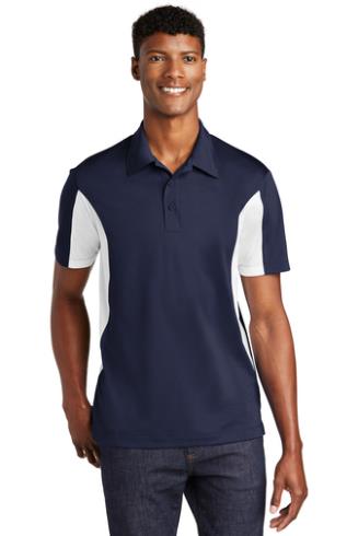 2026 Knights of Columbus Council 7322 Memorial Golf Tournament in Memory of Father Robert "Bob" Simpson - Default Image of Navy/White Sport Tec Polo Shirt