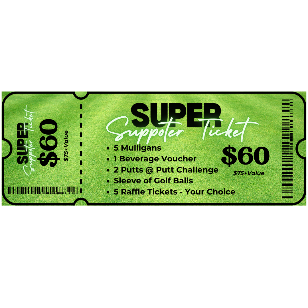 BCAA 10th Annual Charity Golf Tournament - Default Image of Super Supporter Ticket