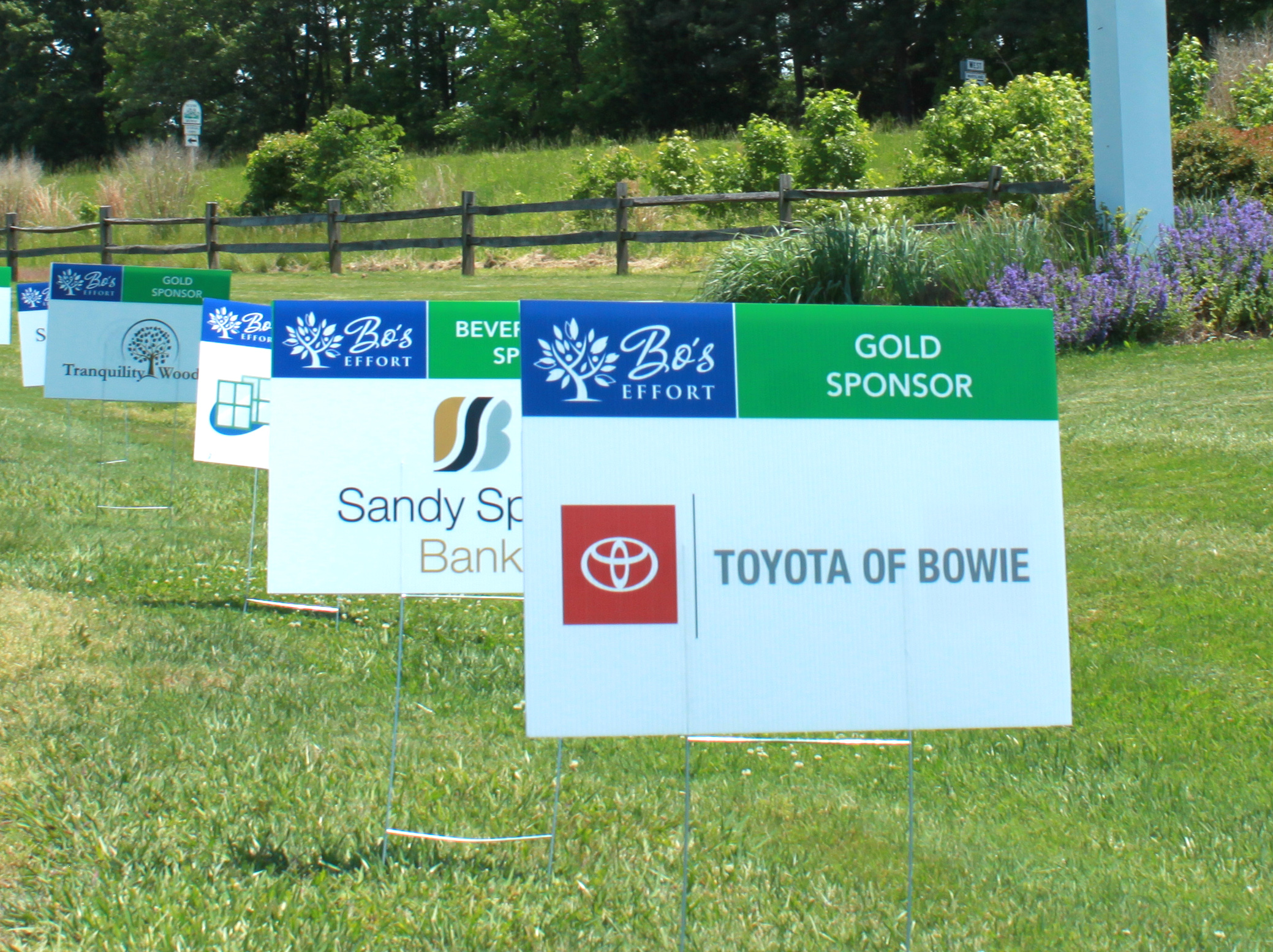 2026 Bo's Effort Golf Tournament - Default Image of Tee Sign