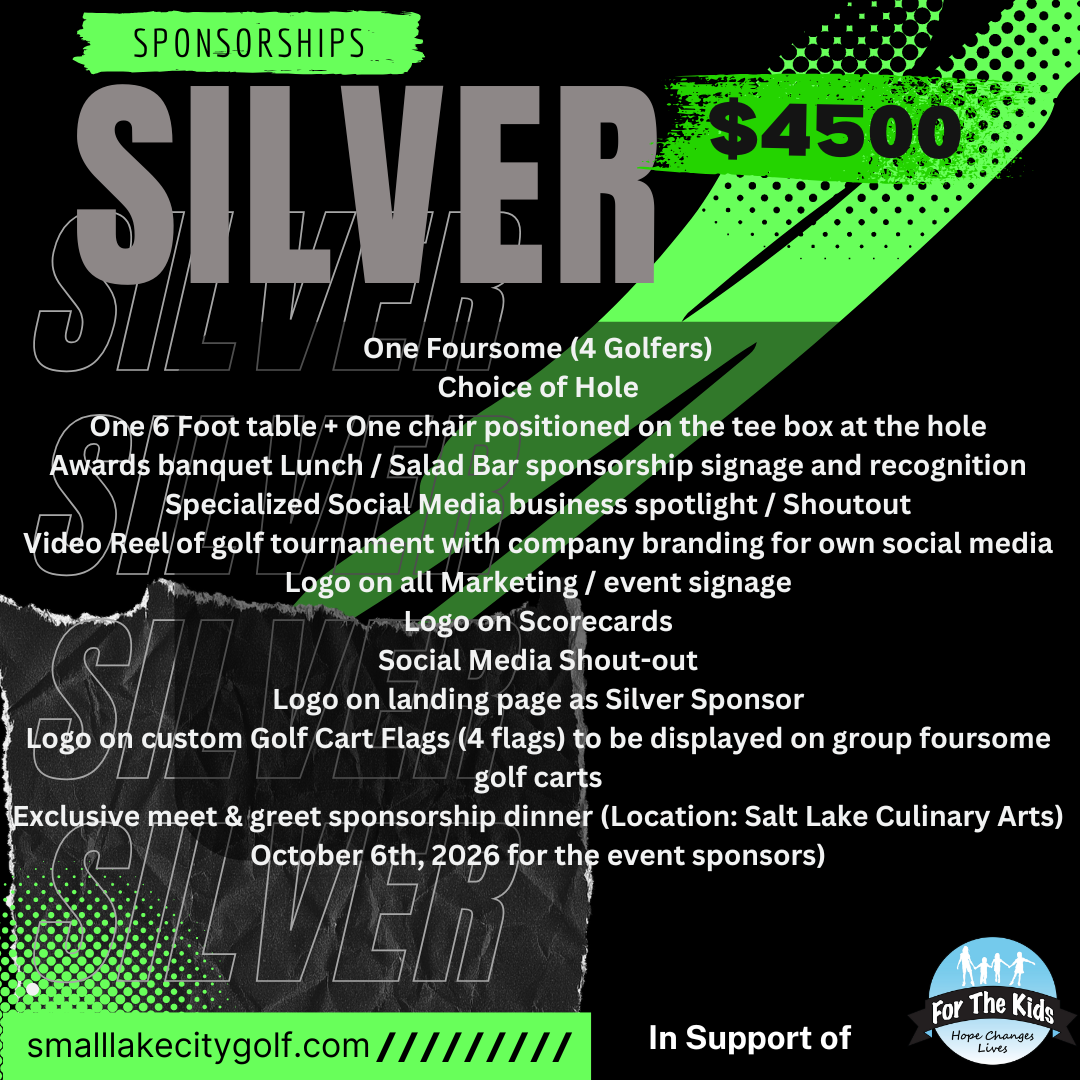 Small Lake City Golf Tournament For The Kids - Default Image of Silver Sponsor