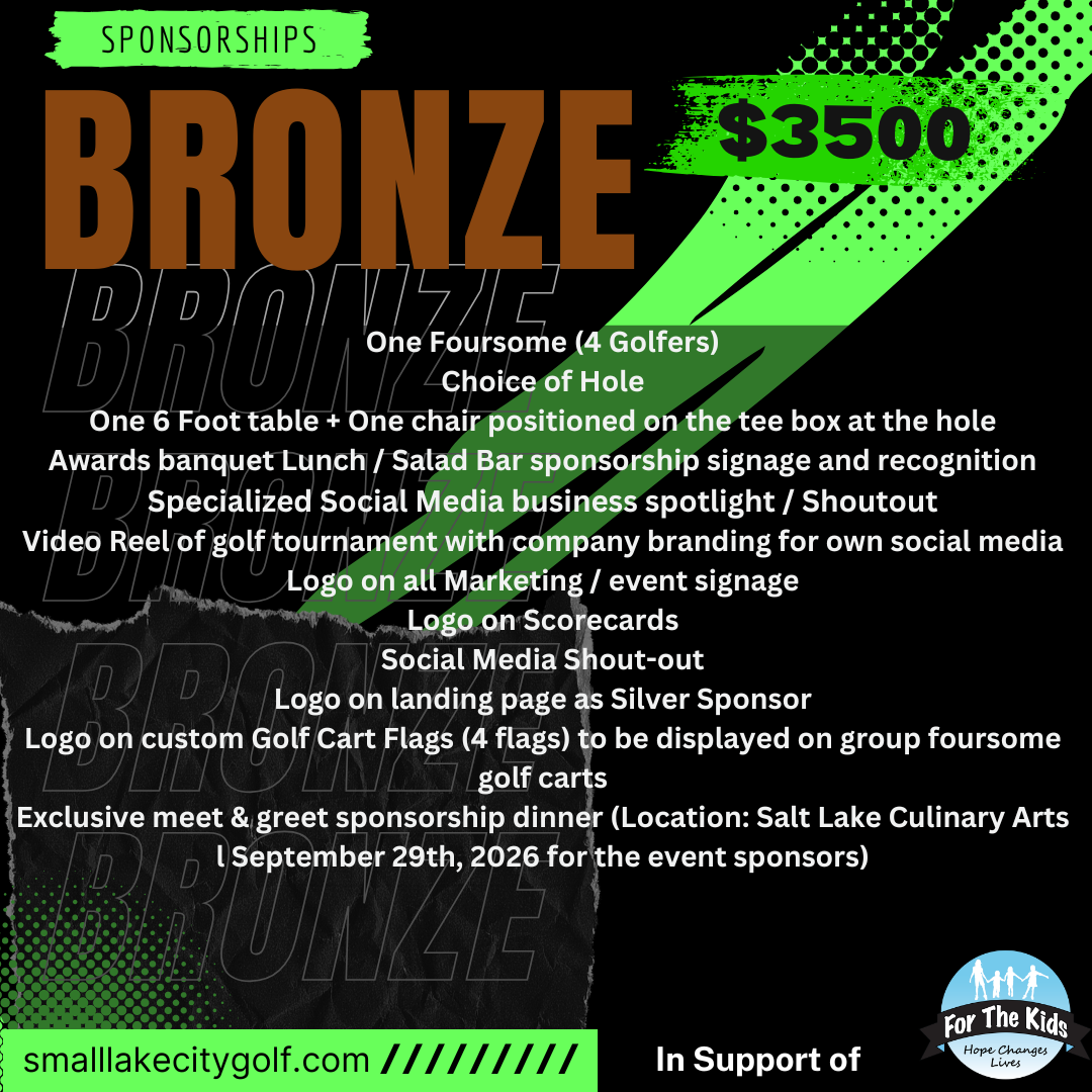 Small Lake City Golf Tournament For The Kids - Default Image of Bronze Sponsor