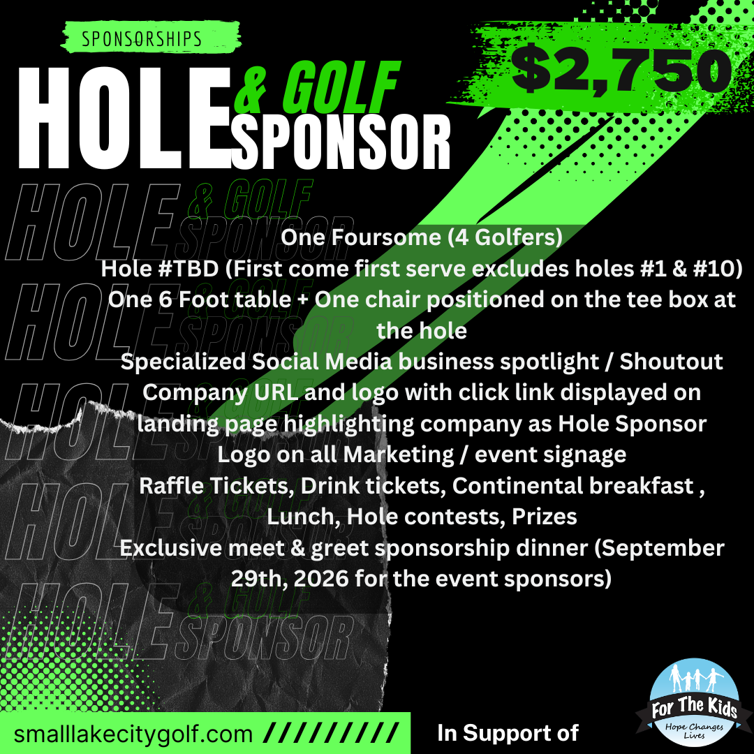 Small Lake City Golf Tournament For The Kids - Default Image of Hole Sponsor with Golf