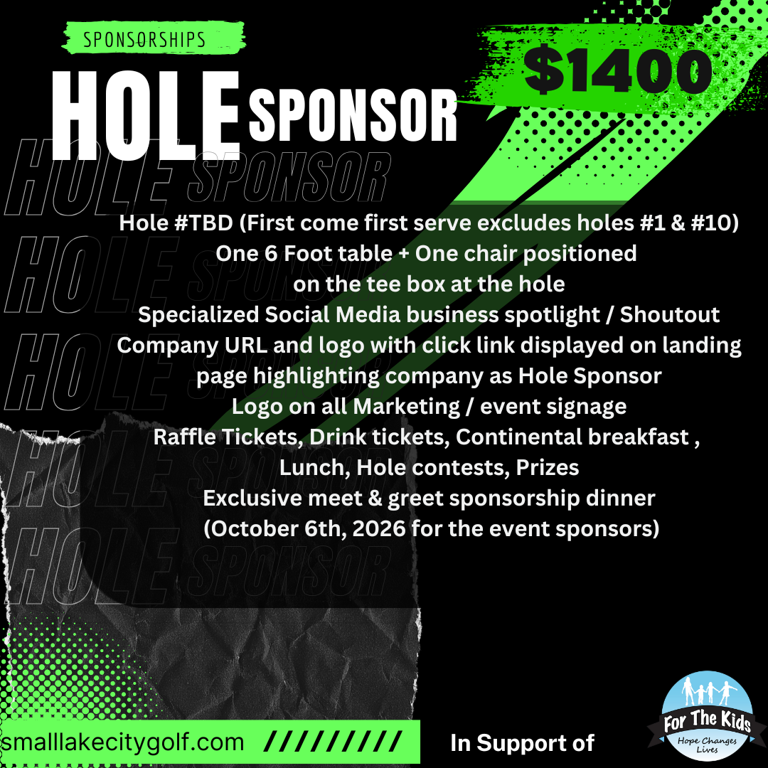 Small Lake City Golf Tournament For The Kids - Default Image of Hole Sponsor (NO Golf)