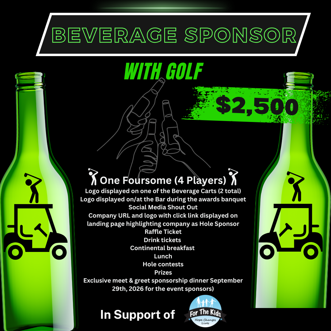 Small Lake City Golf Tournament For The Kids - Default Image of Beverage Cart / Drink Sponsor with Golf