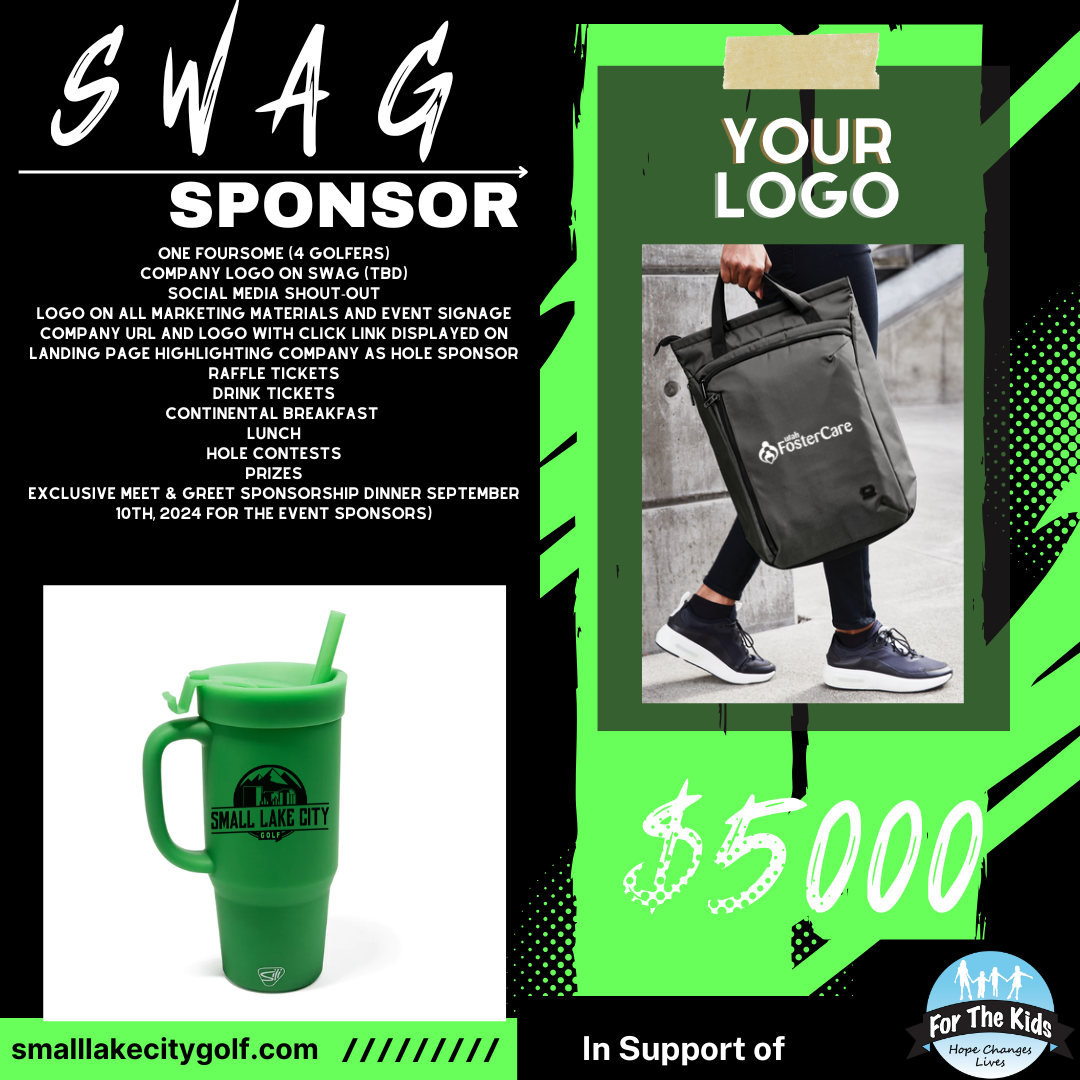 Small Lake City Golf Tournament For The Kids - Default Image of SWAG Bag Sponsor & Golf