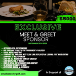 Image of Exclusive Meet & Greet Sponsorship Dinner Sponsor