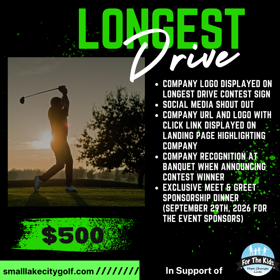 Small Lake City Golf Tournament For The Kids - Default Image of Long Drive Contest Sponsor (Men)