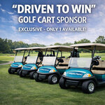 Image of “Driven to Win” Golf Cart Sponsor
